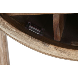 Mueble Auxiliar Home ESPRIT Natural Cristal Teca Madera Reciclada 75 x