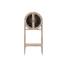 Mueble Auxiliar Home ESPRIT Natural Cristal Teca Madera Reciclada 75 x