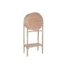 Mueble Auxiliar Home ESPRIT Natural Cristal Teca Madera Reciclada 75 x