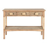 Consola Home ESPRIT Marrón claro Cuerda Abeto 110 x 40 x 79,5 cm