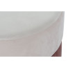 Reposapiés DKD Home Decor Rosa Dorado Metal Terciopelo 48 x 48 x 47 c