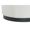 Reposapiés DKD Home Decor Blanco Negro Poliéster Madera MDF Scandi 6