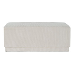 Banqueta DKD Home Decor Beige Madera MDF 100 x 40 x 40 cm