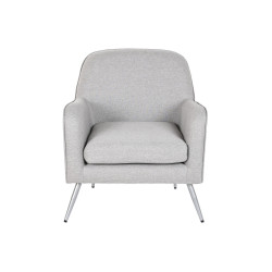 Sillón Home ESPRIT Gris Plateado 71 x 68 x 81 cm