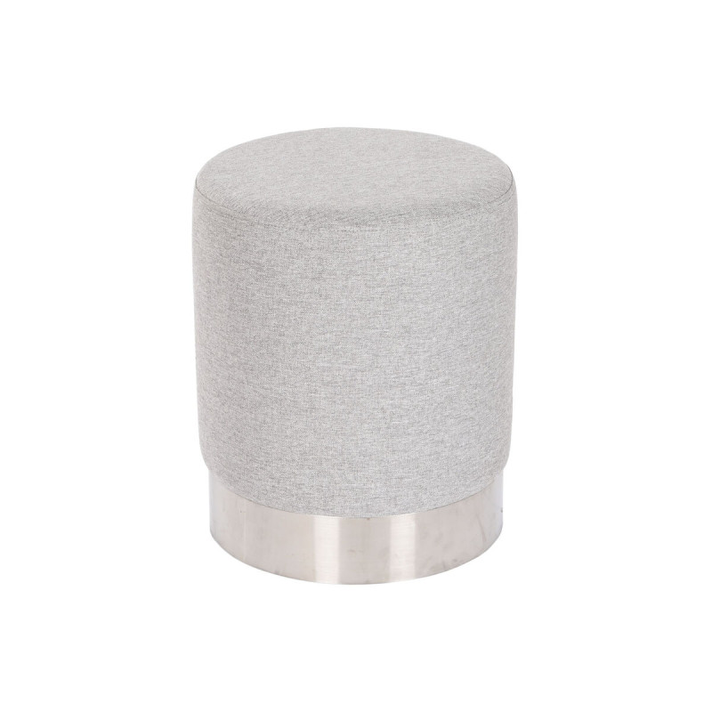 Reposapiés Home ESPRIT Gris Plateado 35 x 35 x 42 cm Reposapiés Home ESPRIT Gris Plateado 35 x 35 x 42 cm