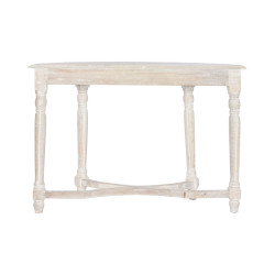 Consola Home ESPRIT Blanco Madera de mango 114,3 x 38,1 x 82 cm
