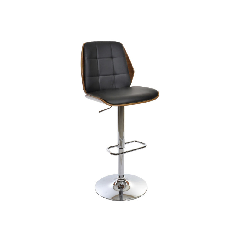 Silla DKD Home Decor Marrón Negro Plateado 50 x 52 x 121 cm Silla DKD Home Decor Marrón Negro Plateado 50 x 52 x 121 cm
