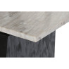 Consola Home ESPRIT Blanco Negro Mármol Madera de mango 117 x 31 x 77
