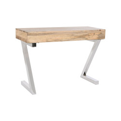 Juego de muebles Home ESPRIT Marrón Plateado Acero Madera de mango 11