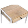 Juego de 2 mesas Home ESPRIT Marrón Plateado Natural Acero Madera de