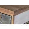 Cajonera Home ESPRIT Marrón Gris Plateado Natural Metal Abeto Loft 66