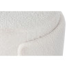 Reposapiés Home ESPRIT Blanco Poliéster Madera MDF Scandi 40 x 40 x