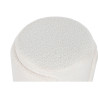 Reposapiés Home ESPRIT Blanco Poliéster Madera MDF Scandi 40 x 40 x