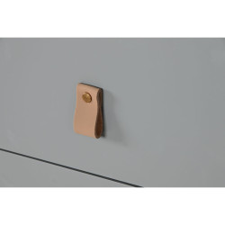 Cómoda Home ESPRIT Azul Gris Natural Polipropileno Madera MDF 120 x 4