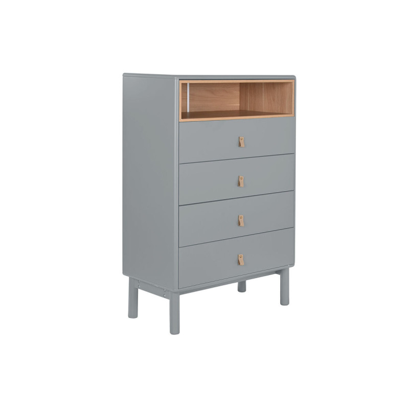 Cajonera Home ESPRIT Azul Gris Polipropileno Madera MDF 80 x 40 x 117 Cajonera Home ESPRIT Azul Gris Polipropileno Madera MDF 80 x 40 x 117