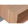 Mesita de Noche Home ESPRIT Azul Gris Natural Madera MDF 48 x 40 x 55