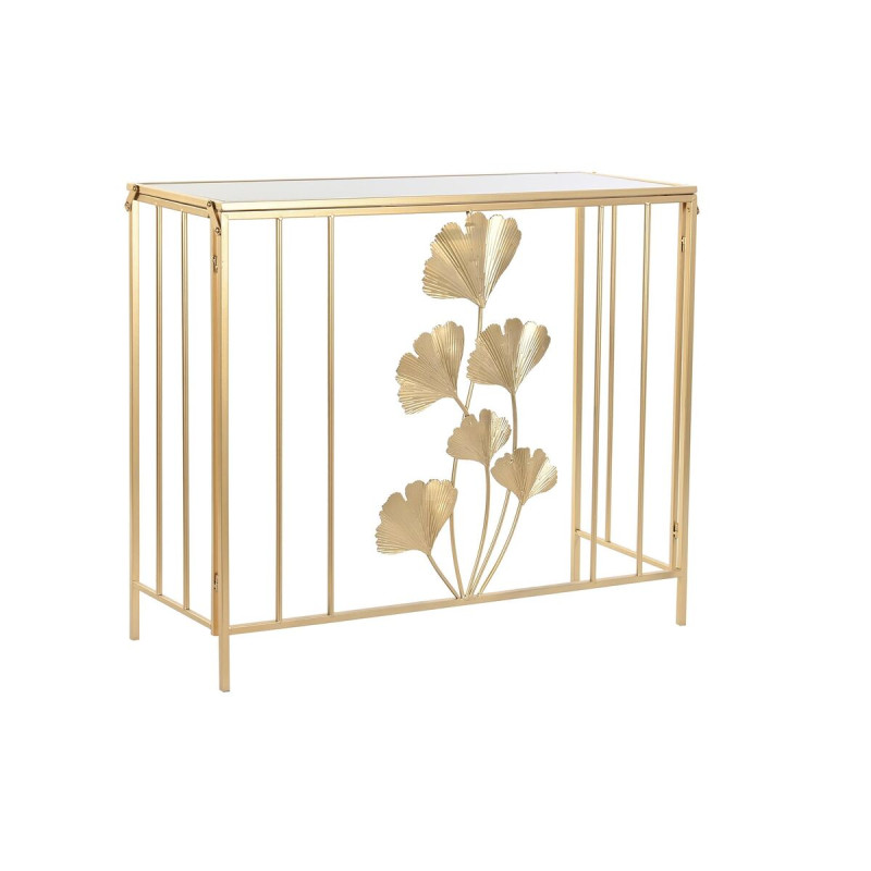Consola DKD Home Decor Dorado Metal Cristal 91 x 32 x 77 cm Consola DKD Home Decor Dorado Metal Cristal 91 x 32 x 77 cm
