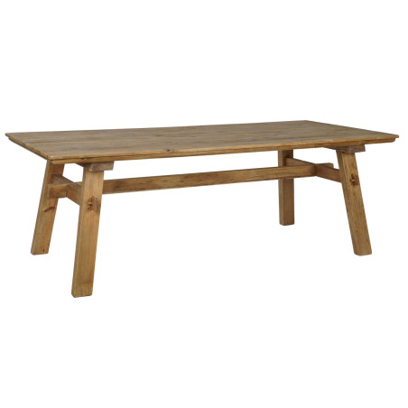 Mesa de Comedor Home ESPRIT Marrón Natural Madera Madera de pino 220