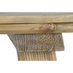 Mesa de Comedor Home ESPRIT Marrón Natural Madera Madera de pino 220