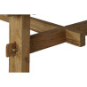 Mesa de Comedor Home ESPRIT Marrón Natural Madera Madera de pino 220