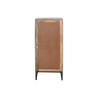 Cajonera Home ESPRIT Marrón Negro Plateado Madera de mango Espejo Ind