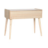 Consola Home ESPRIT Ratán Madera de Paulonia 80 x 35 x 63 cm