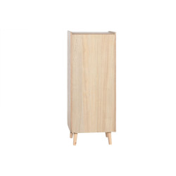 Cajonera Home ESPRIT Natural Ratán Madera de Paulonia 40 x 30 x 104 c