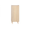 Cajonera Home ESPRIT Natural Ratán Madera de Paulonia 40 x 30 x 104 c