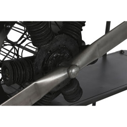 Consola Home ESPRIT Marrón Negro Madera Metal 191 x 58 x 96 cm