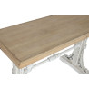 Consola Home ESPRIT Amarillo Blanco Abeto Madera MDF 120 x 50 x 77 cm
