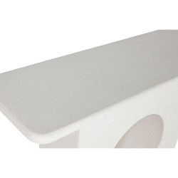 Consola Home ESPRIT Amarillo Blanco Abeto Madera MDF 120 x 40 x 80 cm