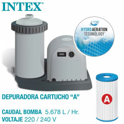 Piscina Desmontable Intex Baltik 549 x 122 x 549 cm
