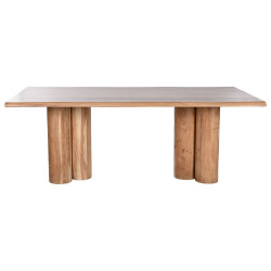 Mesa de Comedor Home ESPRIT Marrón Natural Madera de acacia 200 x 100