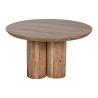 Mesa de Centro Home ESPRIT Marrón Natural Madera de acacia 80 x 80 x