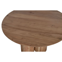 Mesa de Centro Home ESPRIT Marrón Natural Madera de acacia 80 x 80 x