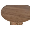 Mesa de Centro Home ESPRIT Marrón Natural Madera de acacia 80 x 80 x