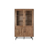 Vitrina Home ESPRIT Cristal Acacia 118 x 45 x 194 cm