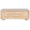 Mesa de Centro Home ESPRIT Natural Madera de abeto Madera MDF 130 x 70