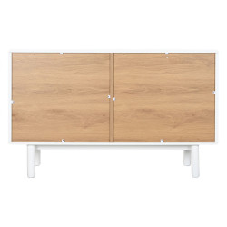 Cómoda Home ESPRIT Blanco Natural Polipropileno Madera MDF 120 x 40 x