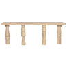 Consola Home ESPRIT Amarillo Madera de mango 216 x 40 x 77 cm