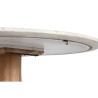 Mesa de Comedor Home ESPRIT Blanco Natural Mármol Madera de acacia 11
