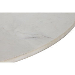 Mesa de Comedor Home ESPRIT Blanco Natural Mármol Madera de acacia 11