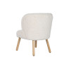 Butaca Home ESPRIT Blanco Natural Poliéster Madera 61 x 58 x 68 cm