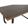 Mesa de Comedor Home ESPRIT Marrón Negro Hierro Madera MDF 160 x 90 x