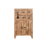 Cajonera Home ESPRIT Negro Natural Abeto Madera MDF Oriental 63 x 27 x