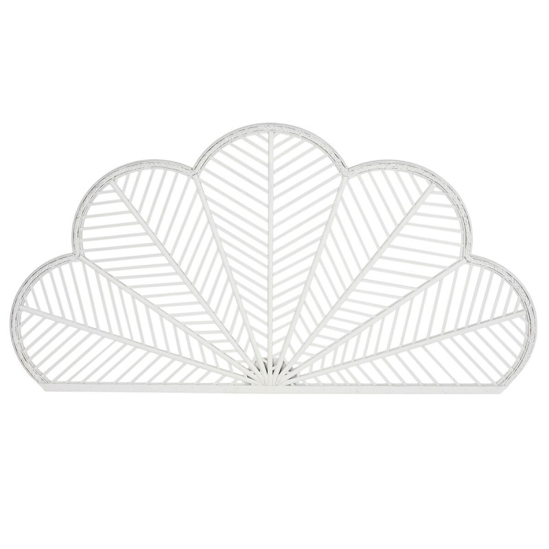 Cabecero de Cama Home ESPRIT Blanco Bambú Ratán 160 x 2,5 x 81 cm Cabecero de Cama Home ESPRIT Blanco Bambú Ratán 160 x 2,5 x 81 cm