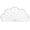 Cabecero de Cama Home ESPRIT Blanco Bambú Ratán 160 x 2,5 x 81 cm