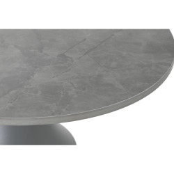 Consola Home ESPRIT Gris Metal Cerámica 70 x 70 x 43 cm 70 x 70 x 1 c