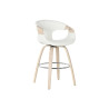 Taburete Home ESPRIT Blanco Madera 55,5 x 52,5 x 92,5 cm