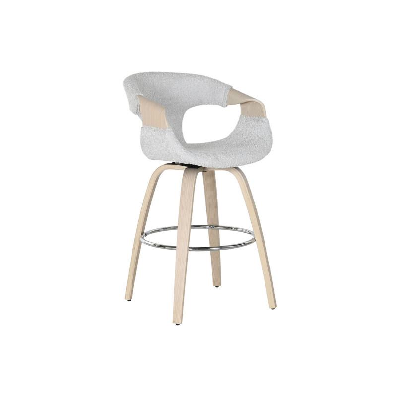 Taburete Home ESPRIT Gris Madera 55,5 x 52,5 x 92,5 cm Taburete Home ESPRIT Gris Madera 55,5 x 52,5 x 92,5 cm